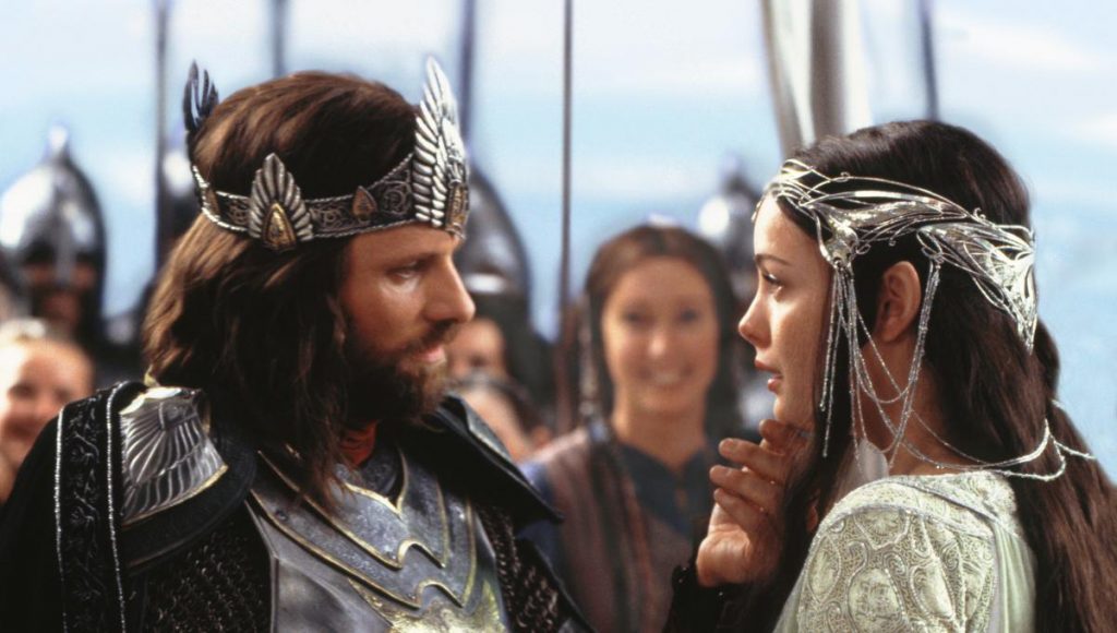 Arwen Aragorn subtrama romántica
