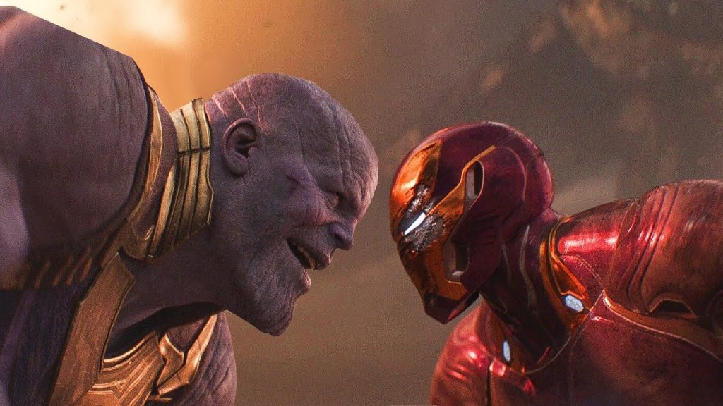 iron man thanos