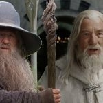 Ian McKellen as Gandalf in Lord of the Rings 1